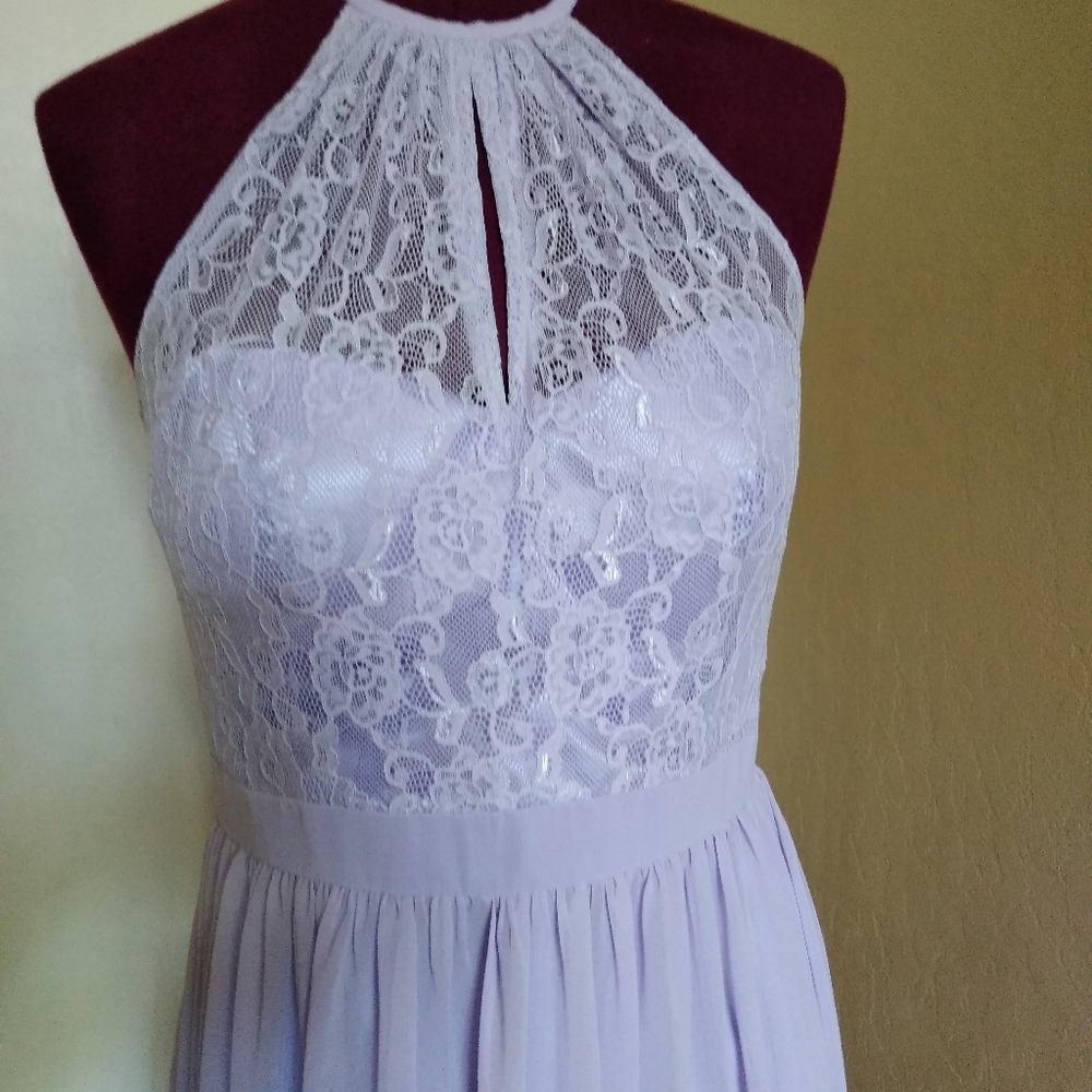 Lavender Chiffon Dress